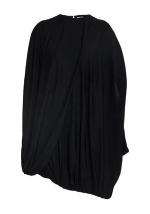 LOEWE draped bubble mini dress - Black