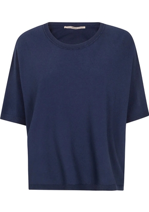 Nuur fine-knit T-shirt - Blue