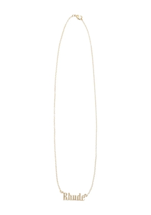 RHUDE Gold-tone metal necklace