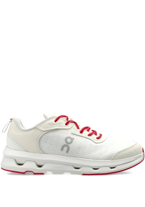 On Running logo-print lace-up sneakers - White