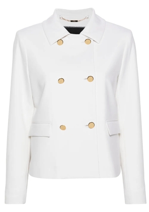 Kiton double-breasted jacket - White