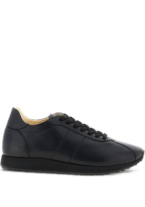 The Row lace-up leather sneakers - Black