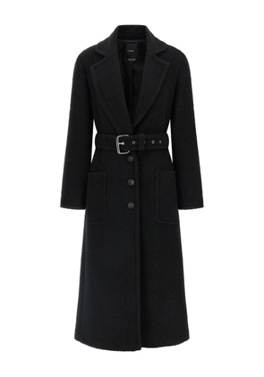 PINKO Cerfoglio bouclé belted coat - Black