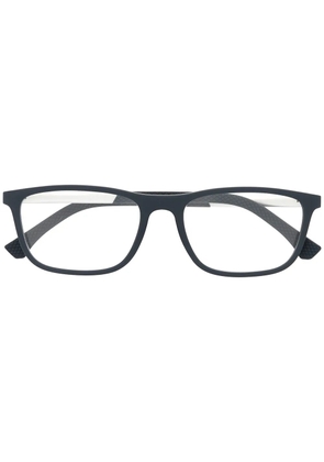 Emporio Armani square frame glasses - Blue