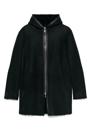 Tagliatore shearling coat - Blue