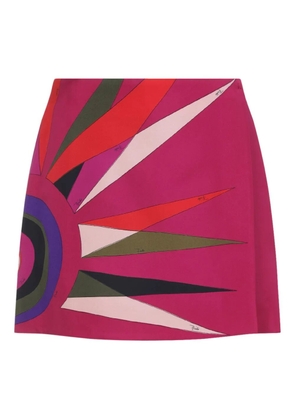 PUCCI geometric-print skirt - 030 MULTICOLOR