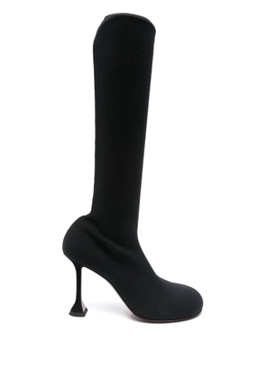 Amina Muaddi 95mm Veneda boots - Black