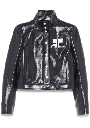 Courrèges Reedition Vinyl jacket - Blue