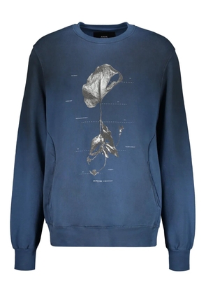 ISO.POETISM anatomy-print sweatshirt - Blue