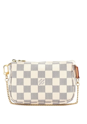 Louis Vuitton Pre-Owned Pochette Accessoires Damier Mini clutch bag - White