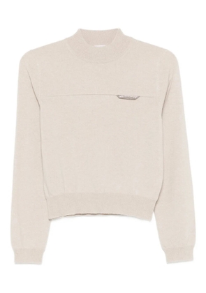 Brunello Cucinelli mock-neck sweater - Neutrals