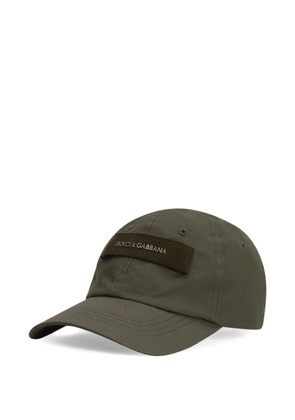Dolce & Gabbana logo-patch baseball cap - Green