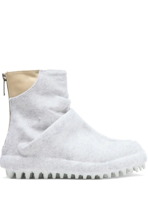 424 Miner biker boots - White