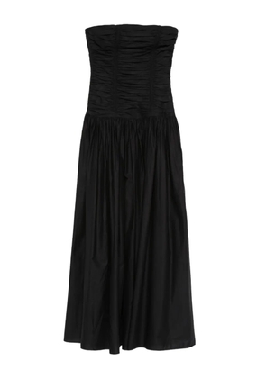 Matteau drop-waist strapless midi dress - Black