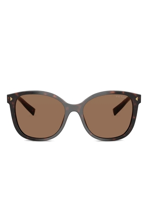 Prada Eyewear round-frame sunglasses - Brown