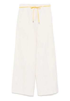 ASPESI contrasting-belt trousers - Neutrals