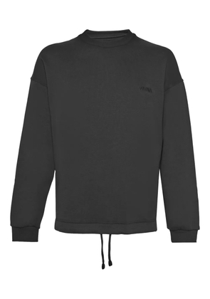 Zegna drawstring sweatshirt - Black