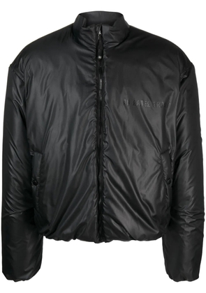 44 LABEL GROUP logo-print bomber jacket - Black