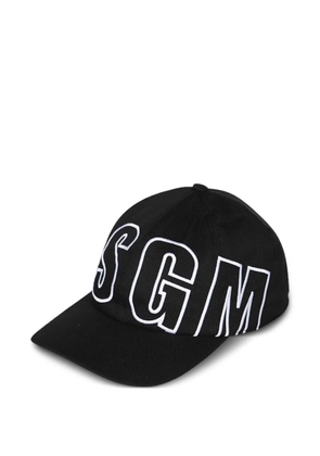 MSGM logo baseball cap - Black