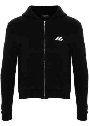 Balenciaga zip-up hoodie - Black