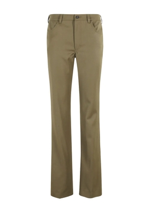 The Attico button-fly trousers - 081 MILITARY GREEN