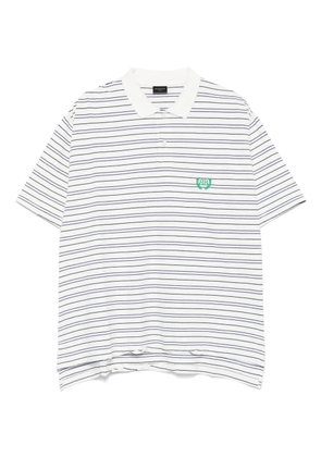 Balenciaga logo-embroidered polo shirt - White
