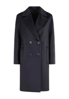 Max Mara double-breasted wool coat - Blue