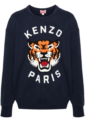 Kenzo Lucky Tiger cotton sweatshirt - Blue