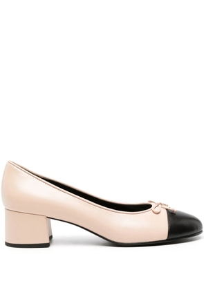Tory Burch Cap-Toe 45mm leather pumps - Pink