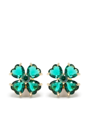 Swarovski Idyllia clover stud earrings - Gold