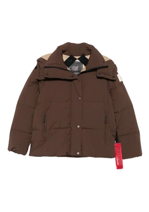 AFTER LABEL Kipnuk hooded puffer jacket - Brown