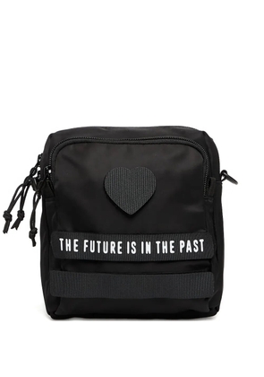 Human Made heart-patch messenger bag - Black