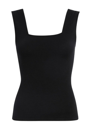 KHAITE square neck Sani top - Black