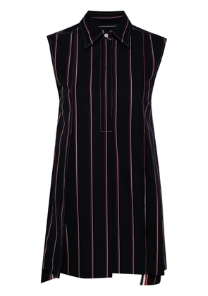 Thom Browne RWB-stripe shirt dress - Blue