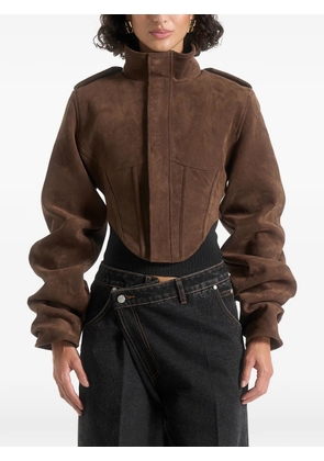 Manière De Voir Solange jacket - Brown