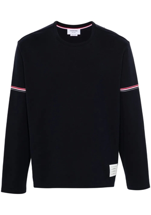 Thom Browne RWB stripe cotton T-shirt - Blue