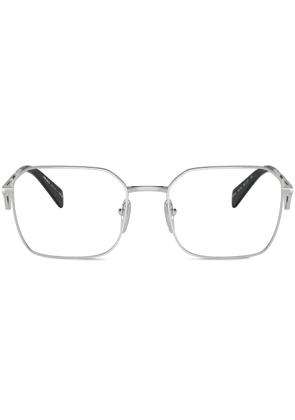 Prada Eyewear rectangle-frame glasses - Silver