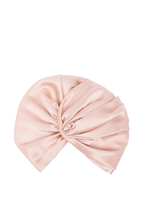 Jennifer Behr bow-detail silk hat - Pink