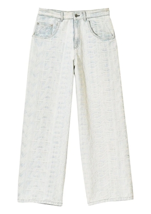 Marc Jacobs The Monogram wide-leg jeans - Grey
