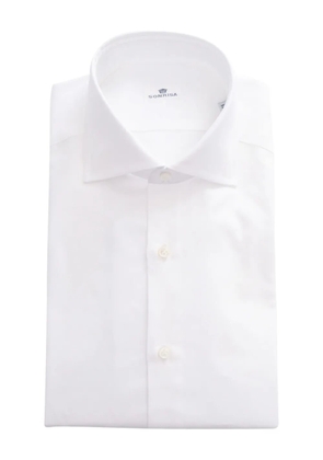 Sonrisa button-down cotton shirt - White
