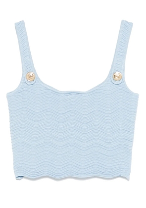 Retrofete Aloe top - Blue