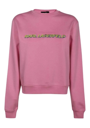 Karl Lagerfeld cotton sweatshirt - Pink