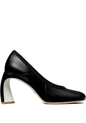 Tory Burch 90mm peep-toe heeled pumps - Black