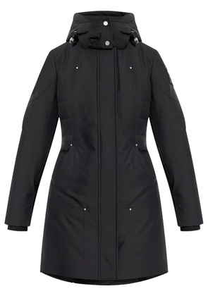 Moose Knuckles logo-engraved coat - Black
