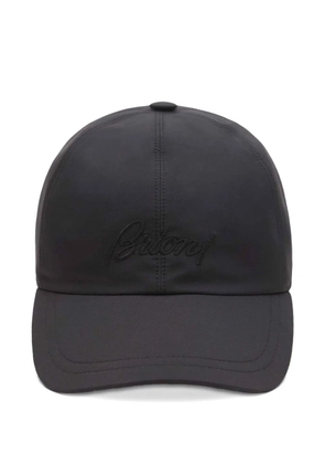 Brioni Performa embroidered cap - Blue