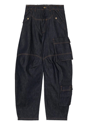 DARKPARK Rosalind tapered cargo jeans - Blue