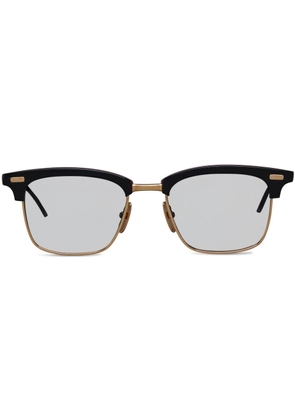 Thom Browne Eyewear square-frame tinted sunglasses - Black