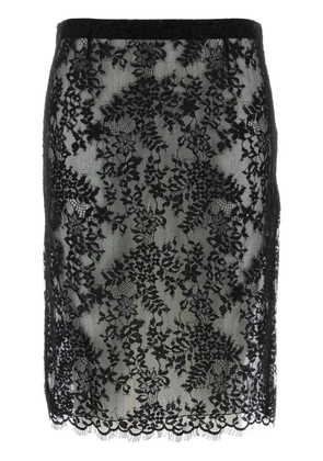 Saint Laurent wrap pencil skirt - Black