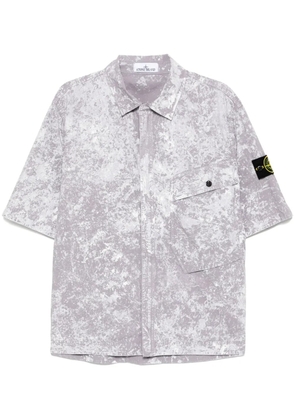 Stone Island short-sleeved shirt - Purple
