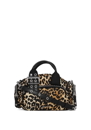 GANNI leopard-print tote bag - 943